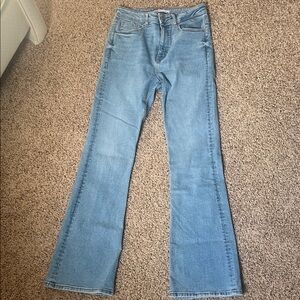 Zara Light Blue Flare Jeans